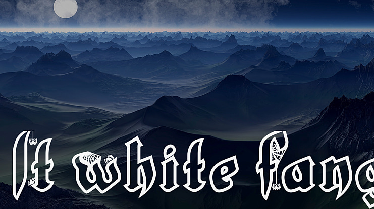 LT White Fang Font