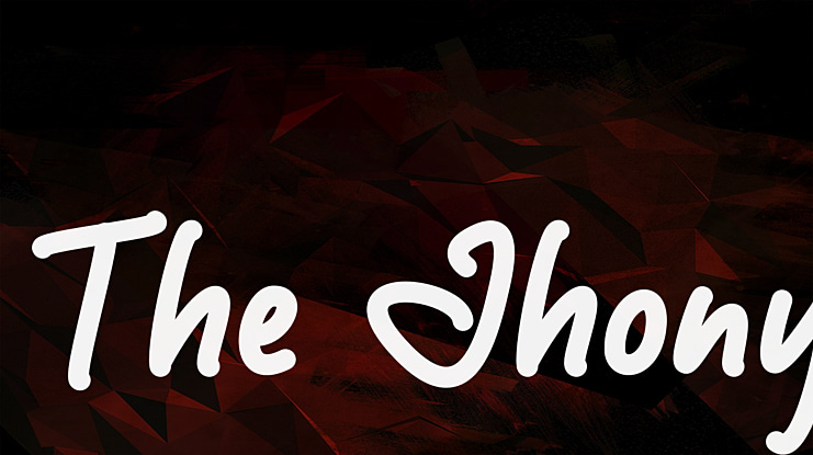 The Jhony Font
