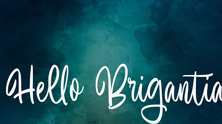 Hello Brigantia Font