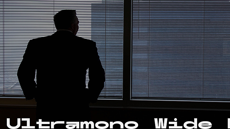 Ultramono Wide Black Font Family