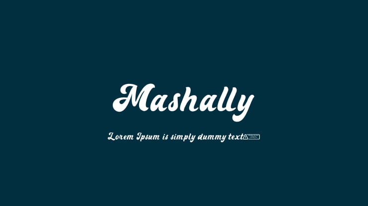 Mashally Font