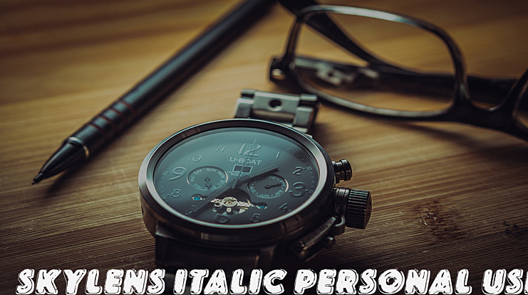 SKYLENS  PERSONAL USE Font