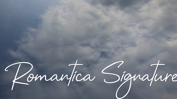 Romantica Signature Font