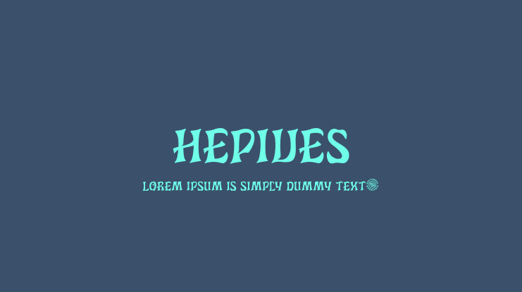 Hepives Font
