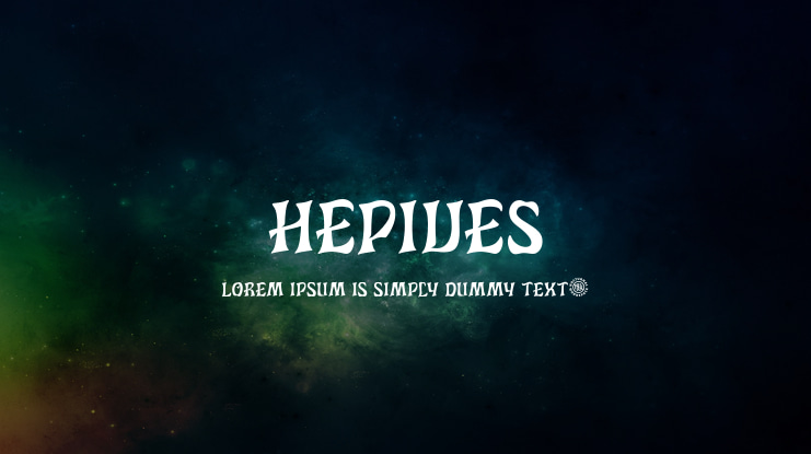 Hepives Font