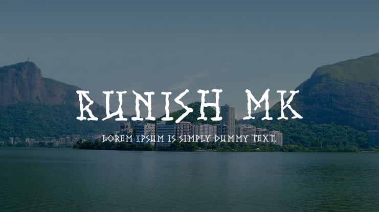 Runish MK Font