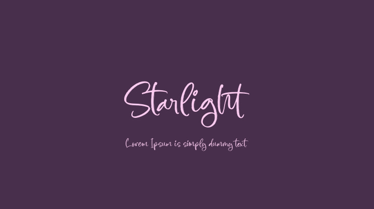 Starlight Font