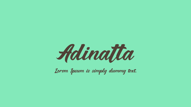 Adinatta Font