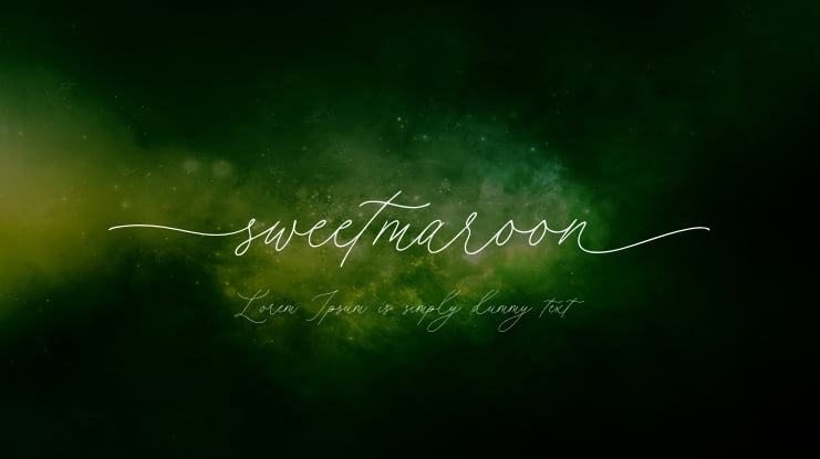 Sweetmaroon Font