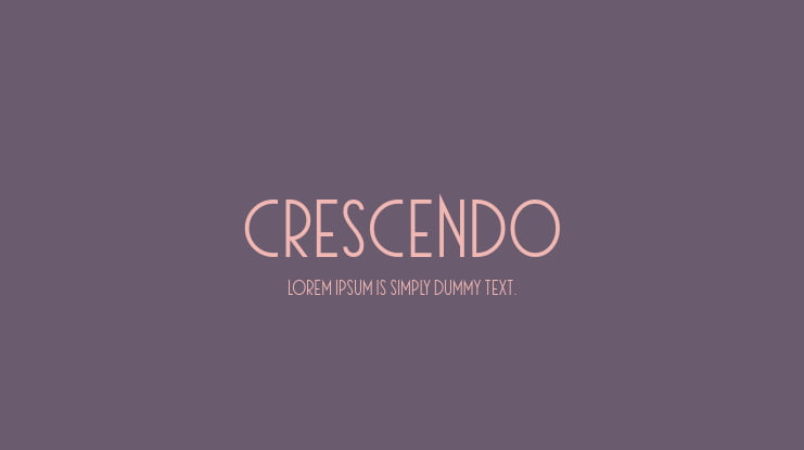 Crescendo Font