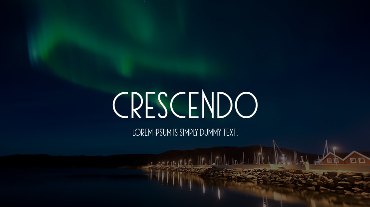 Crescendo Font