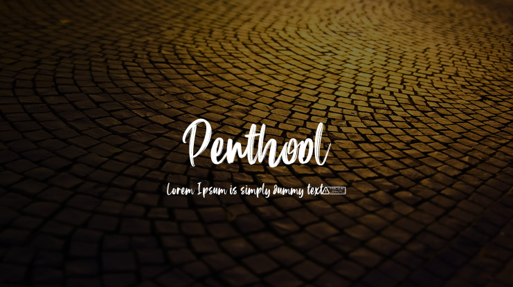 Penthool Font