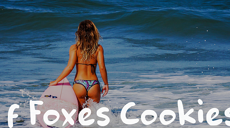 f Foxes Cookies Font