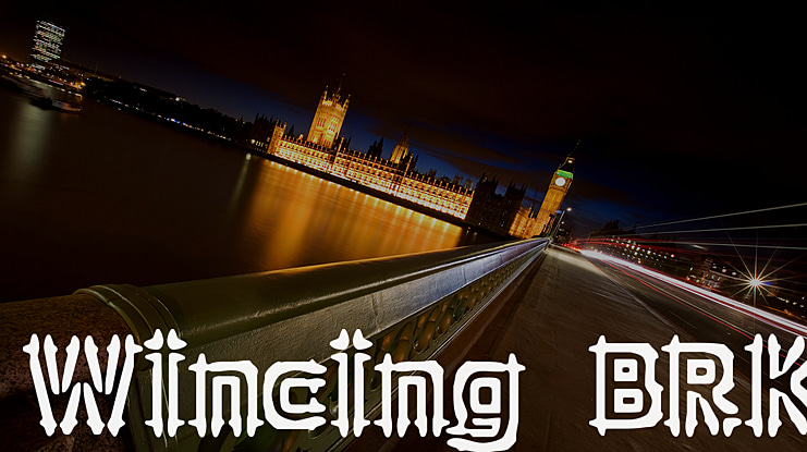 Wincing BRK Font