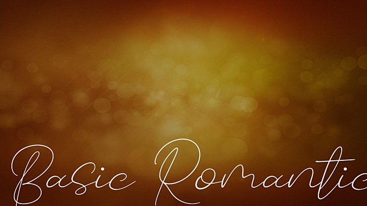 Basic Romantic Font
