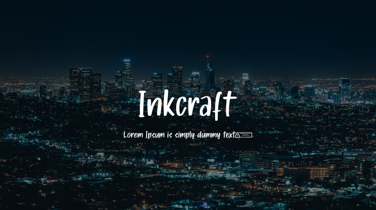 Inkcraft Font