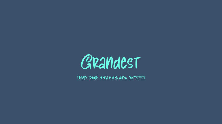 Grandest Font