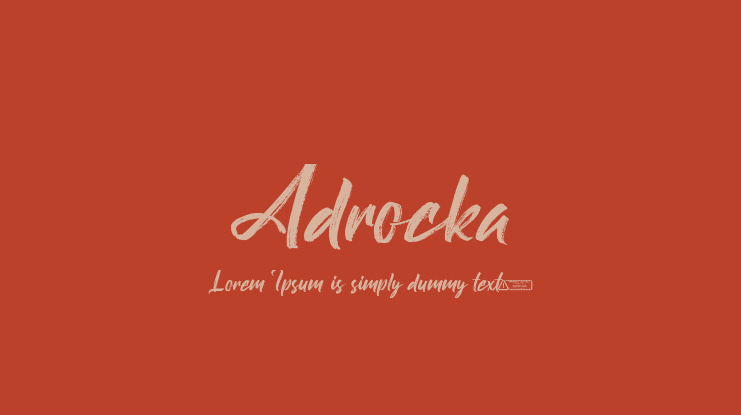 Adrocka Font