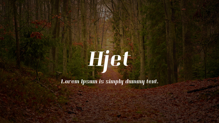 Hjet Font Family