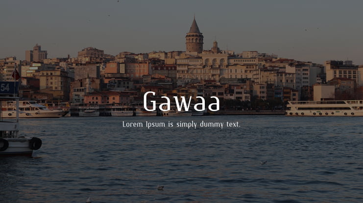 Gawaa Font Family