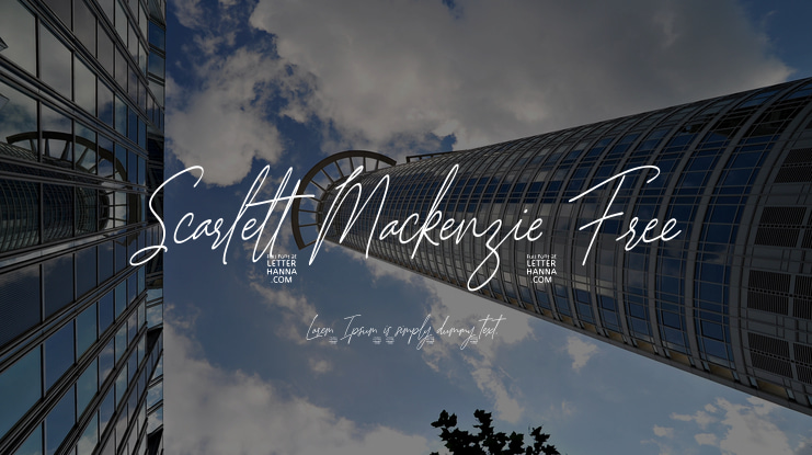 Scarlett Mackenzie Free Font