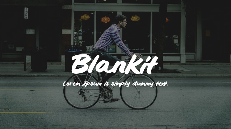 Blankit Font
