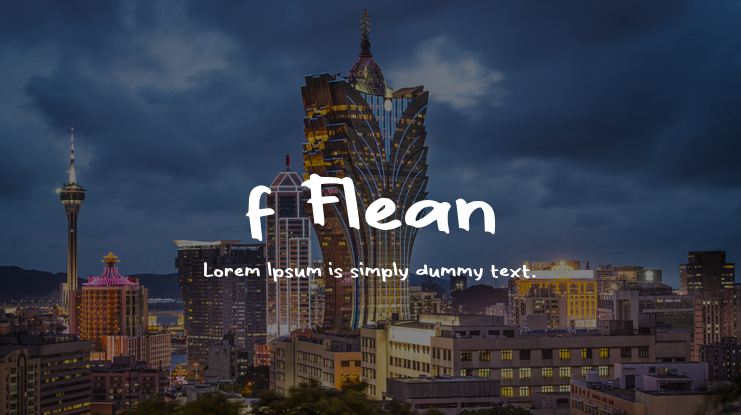f Flean Font