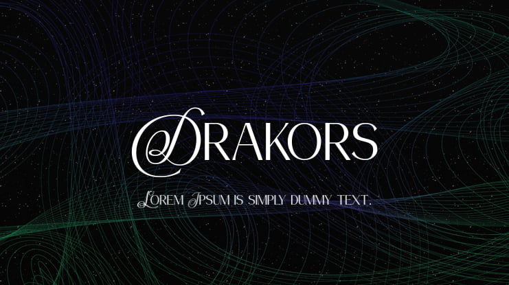 Drakors Font