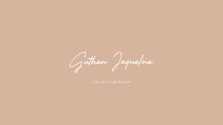 Guthen Jaqueline Font