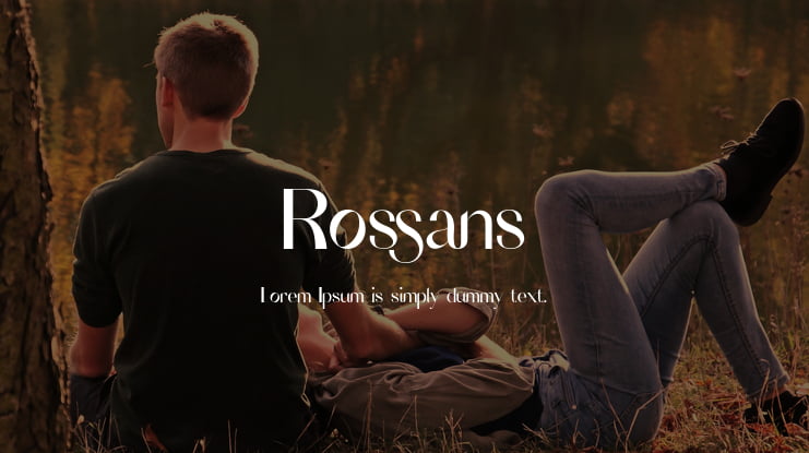 Rossans Font