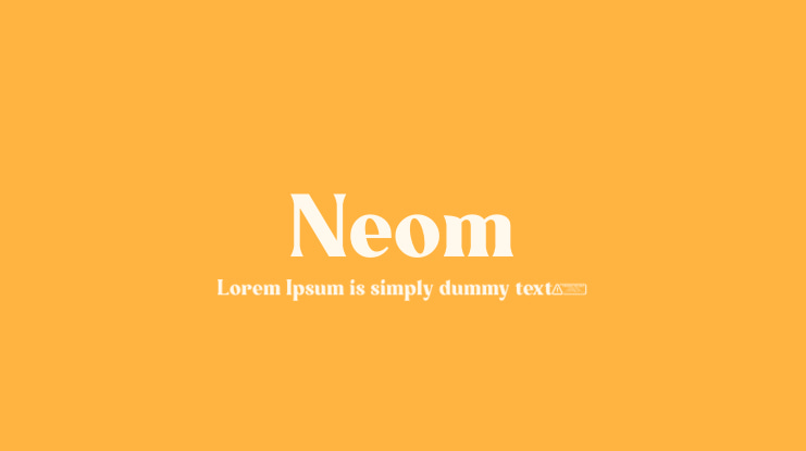Neom Font