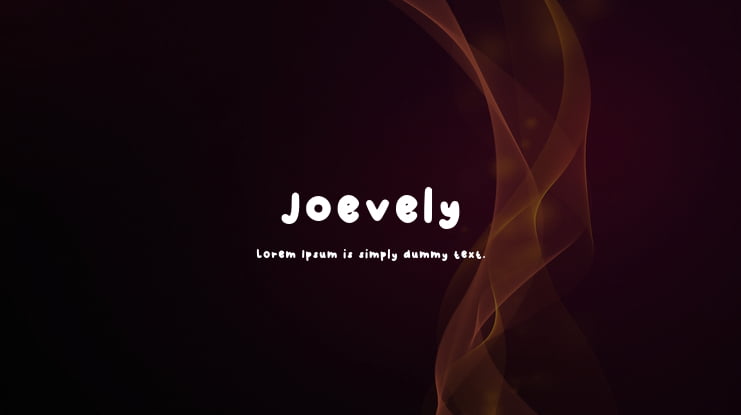 Joevely Font