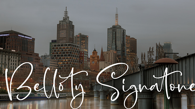 Belloty Signatone Font