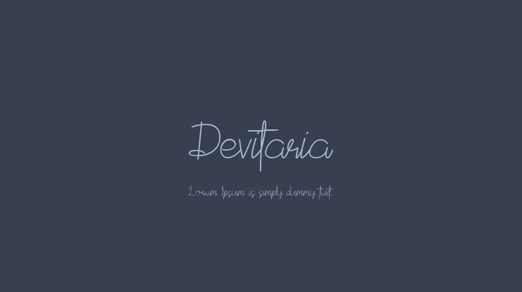 Devitaria Font