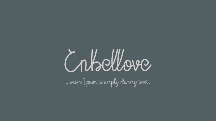 Enbellove Font