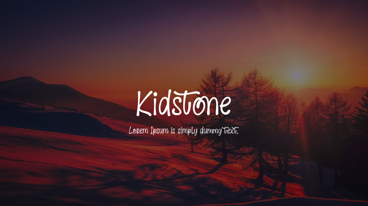 Kidstone Font