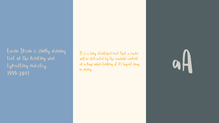 Bleu Femee Free Font