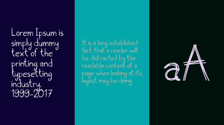 COLORED PENCILS Font