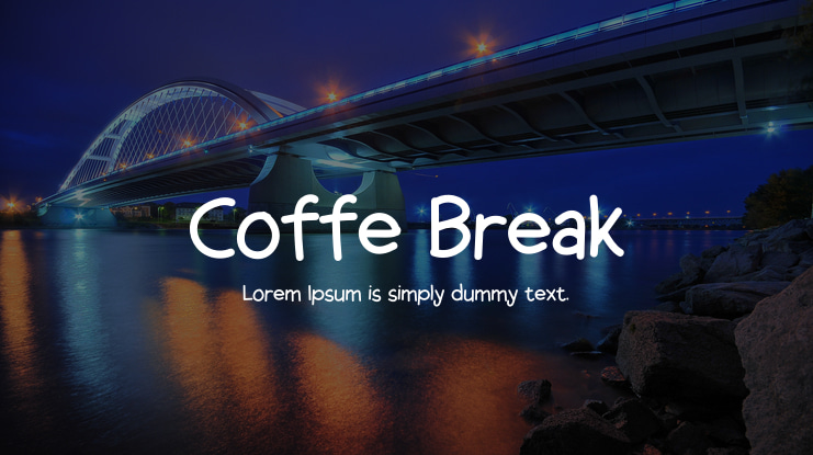 Coffe Break Font