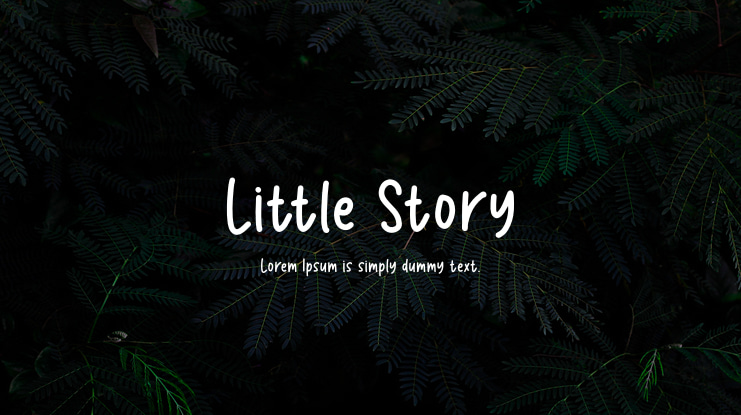 Little Story Font