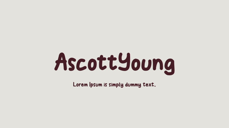 AscottYoung Font