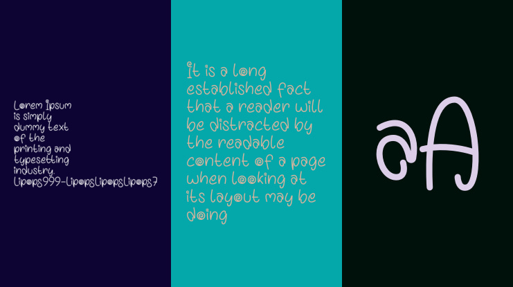 Lipops Font