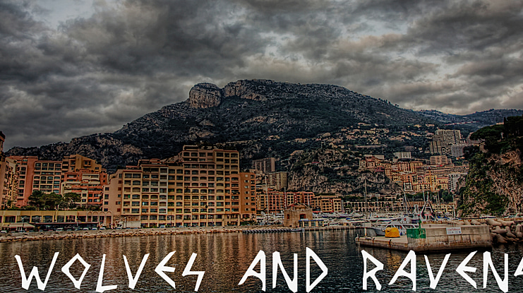 Wolves and Ravens Font Family