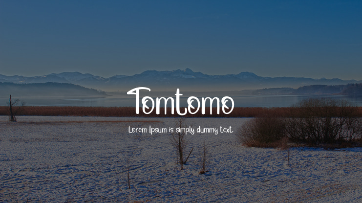Tomtomo Font