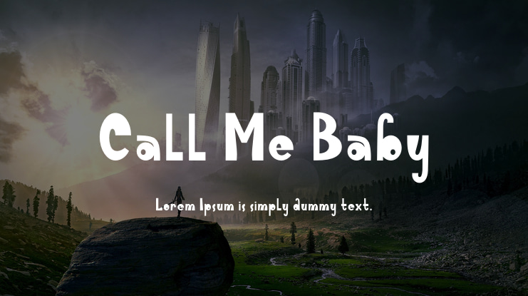 Call Me Baby Font