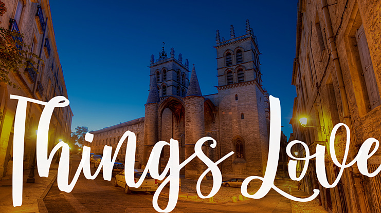 Things Love Font