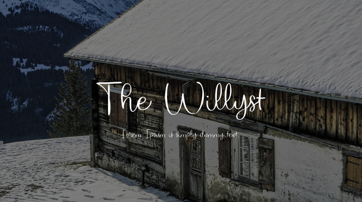 The Willyst Font