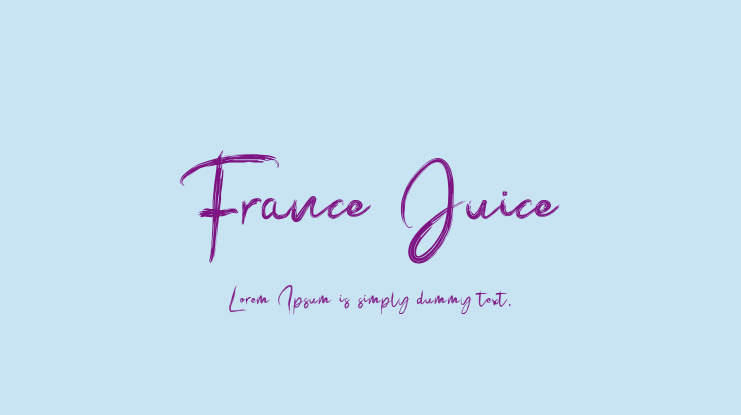 France Juice Font