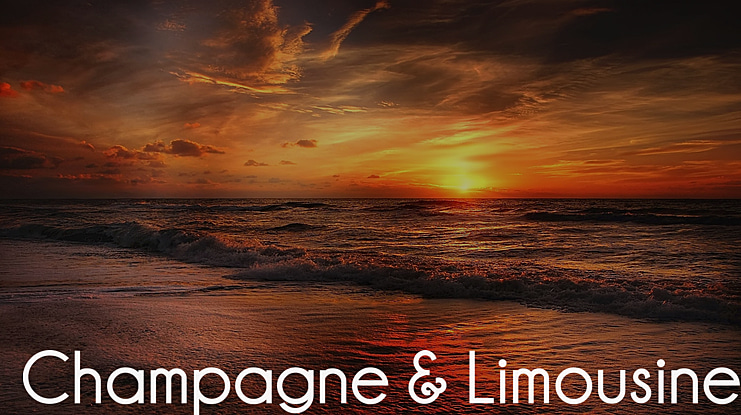 Champagne & Limousines Font Family