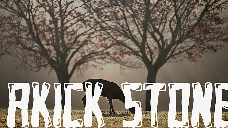 AKICK STONE Font
